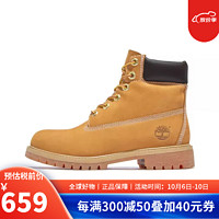 Timberland 经典大黄靴 男女同款户外工装靴保暖马丁靴Z 12909