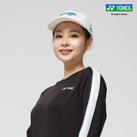 YONEX/尤尼克斯 140023BCR 23FW系列 男女通用运动帽鸭舌帽yy 白色