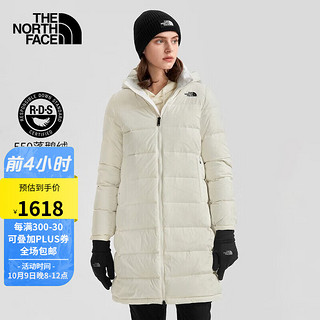 北面 20点：TheNorthFace北面女户外中长款550蓬保暖鹅绒 羽绒服4U7U N3N