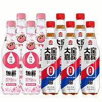 大窑 嘉宾0糖汽水5瓶+趣解0糖苏打汽水4瓶 共450mL*9瓶