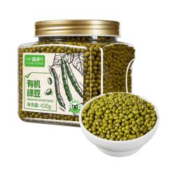 喵满分 东北粗粮有机绿豆 430g 1件