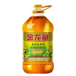金龙鱼菜籽浓香型食用植物调和油5l