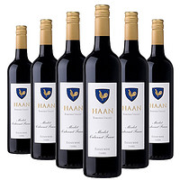 Haan Wines 瀚恩酒庄 巴罗萨谷 梅洛品丽珠 干红葡萄酒 2012年 6瓶
