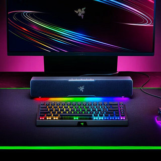 RAZER 雷蛇 利维坦巨兽V2 X条形蓝牙桌面音箱电脑游戏重低音RGB灯效