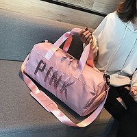 SAINTONG 圣腾 短途旅行包女士手提旅行袋 粉红色 中等容量