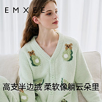 EMXEE 嫚熙 月子服秋冬季孕妇甜品屋家居服哺乳产妇睡衣产后两件套