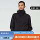 DECATHLON 迪卡侬 男户外防风登山冲锋衣 MH150 黑色