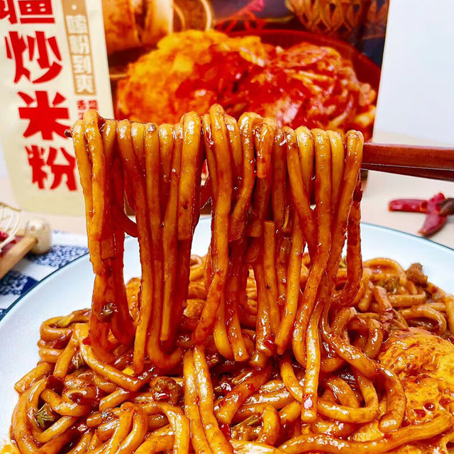 壹传食 新疆炒米粉322g 非油炸方便速食面粉丝米线 口感香醇 嚼劲十足