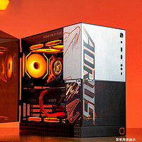 GIGABYTE 技嘉 AORUS 几何未来M4 中塔式机箱支持EATX主板360水冷前置Type-c AORUS丨1MM钢板丨优化垂直风道