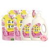LOVE home AND planet 花木星球 超留香洗衣液 2kg*2瓶+1kg*4袋 玫瑰白檀木香