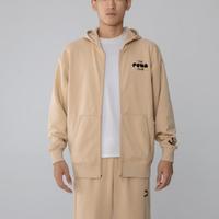 彪马(PUMA)外套男装 黑金串标潮流运动训练跑步休闲服连帽夹克 533199-20/卡其色/卡通印花 S(170/92A)