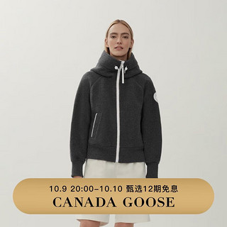 CANADA GOOSE Chilliwack女士羊毛抓绒飞行员夹克 7102W1 211 采石场灰 S