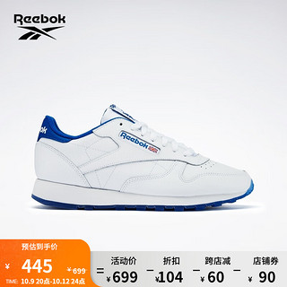 Reebok锐步男女CLASSIC LEATHER经典拼接复古跑步运动休闲鞋 100033915 40