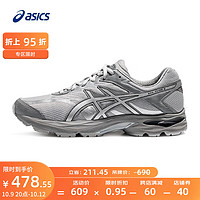 移动端、京东百亿补贴：ASICS 亚瑟士 跑步鞋男鞋缓震回弹运动鞋舒适透气网面跑鞋 GEL-FLUX 4 灰色 40