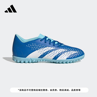 adidas阿迪达斯PREDATOR ACCURACY.4 TF男女硬人造草坪足球鞋 深蓝色/白色/浅蓝色 40(245mm)