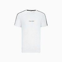 Calvin Klein CK Jeans夏季男士时尚简约圆领串标织带印花透气短袖T恤40HC212