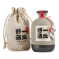 金六福 一坛好酒 陶坛（2019年份老酒） 40.8%vol 兼香型白酒 500ml