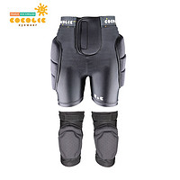 COCOLIC 滑雪护臀男女儿童通用款内穿贴身防摔裤轮滑滑板护具护膝套装