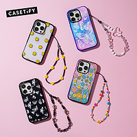 CASETiFY 适用于iPhone全系列新款 笑脸手机挂链挂绳