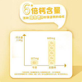 汪汪队常温奶酪棒  宝宝零食高钙营养半月装 原味540g（30支）