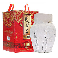 孔乙己 绍兴黄酒 冬酿雕皇十年陈 半甜型黄酒 5L 礼盒装