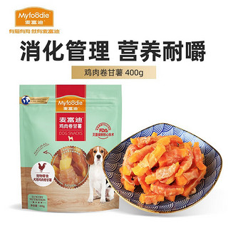 Myfoodie 麦富迪 狗零食 鸡肉卷甘薯 400g