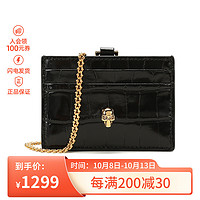 ALEXANDER MCQUEEN 亚历山大·麦昆 ALEXANDER MCQUEEN 女士牛皮革颈部挂包卡包卡夹648015 1JMFG