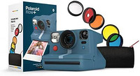 Polaroid 宝丽来 Now+ 蓝灰色 (9063) - 蓝牙连接的 I 型拍立得胶片相机，附赠镜头滤镜套装