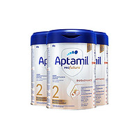 Aptamil 爱他美 德国白金版双重HMO 德爱白金婴幼儿配方奶粉  2段800g*3罐