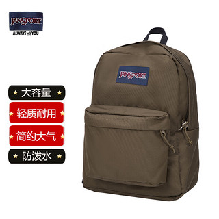 JANSPORT 杰斯伯 双肩包男背书包女休闲学生校园电脑包 4QUE7G3泰奶绿