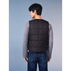 坦博尔男士轻薄羽绒服羽绒马甲短款内外两穿便携背心保暖内恤tf336025