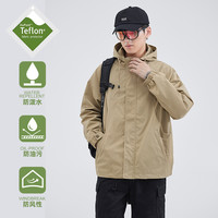 SpaceX Home HomePanda户外登山服防风防水冲锋外套男春秋款连帽休闲上衣夹克