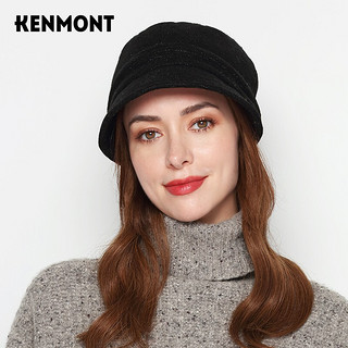 KENMONT 卡蒙 女士贝雷帽 KM-2761 黑色