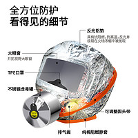 青鸟消防 消防面罩防火防烟防毒应急家用酒店宾馆火灾逃生过滤式自救呼吸器