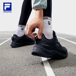 斐乐（FILA）男鞋BOA JOGGER 1+ M'S路跑鞋2023冬款跑步鞋运动鞋 黑美人-BB 44.5