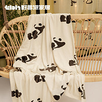 THE BEAST 野兽派 熊猫嘭嘭法兰绒暖香毯
