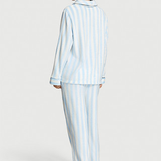 VICTORIA'S SECRET 维多利亚的秘密 宅度假系列 女士睡衣套装 112425055J2K 条纹款 水蓝色 S