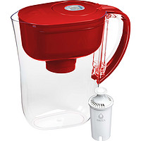 Brita 滤水壶适用于自来水和饮用水6 杯容量红色
