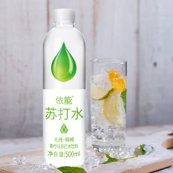 yineng 依能 苏打水饮料青柠味  500ml*12瓶