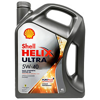 Shell 壳牌 HELIX ULTRA系列 超凡灰喜力 5W-40 SN PLUS级 全合成机油 4L 欧版