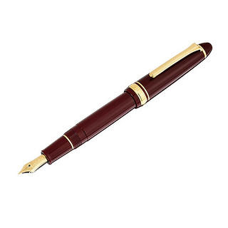 SAILOR 写乐  1521 标准鱼雷21K金尖练字书写钢笔  书写 馈赠 红杆金夹 EF+ 吸墨器