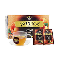 88VIP：TWININGS 川宁 进口蜜桃果香红茶 25包