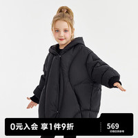  Mini Peace 女童羽绒服  黑色 110cm