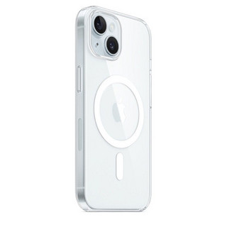 Apple 苹果 官方 iPhone 15 专用 MagSafe 透明保护壳