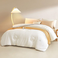  罗莱生活 LUOLAI 家纺 被芯被子100%天然新疆棉花被芯 纯棉花填充 春秋被冬被四季被 冬被 200*230cm