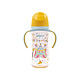 Pigeon 贝亲 彩绘系列 婴儿宽口径PPSU奶瓶 330ml赠奶瓶配件三件套