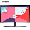 SAMSUNG 三星 LS24C366EACXXF 24英寸 VA 曲面 FreeSync 显示器（1920×1080、75Hz）