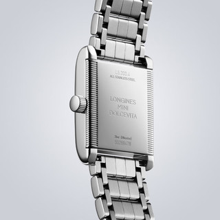LONGINES 浪琴 小方格 迷你黛绰维纳系列 21.5毫米石英腕表 L5.200.4.75.6