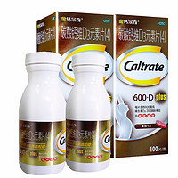 Caltrate 钙尔奇 金钙尔奇 碳酸钙维D3元素片(4) 100片/瓶