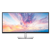 DELL 戴尔 P3424WE 34英寸 IPS 曲面 显示器（3440×1440、60Hz、99%sRGB、Type-C 90W）